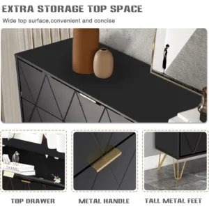 Crevy modern natural wood shoe rack - Image 9