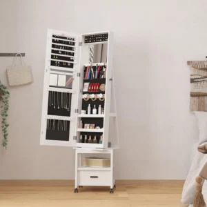 Alkamar jewelry cabinet with mirror