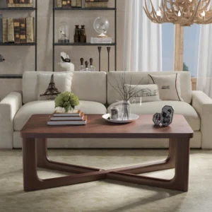 Solid Wood Coffee Table 50 Nordic style - Image 3