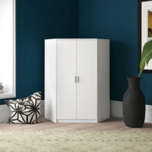 Eva two-door corner wardrobe