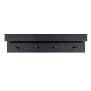 Semila Wooden Wall Shelf 4 Hooks - Image 5
