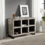 Astera console table with a distinctive rustic touch