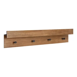Semila Wooden Wall Shelf 4 Hooks - Image 11