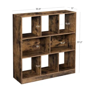 Cherry Bookcase with Architectural Design - Image 12