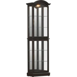 Bing Lighted Curio Cabinet - Image 8
