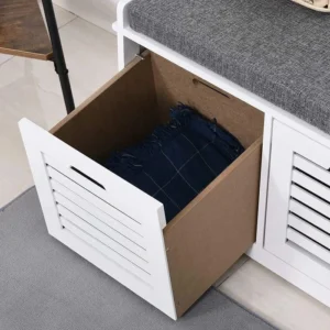 Zivon Multi-Use Storage Bench White - Image 3