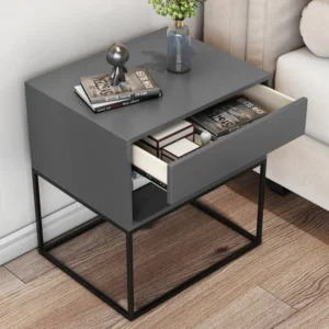 Valva natural wood bedroom table - Image 5