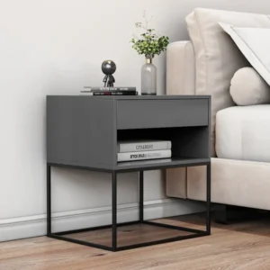Valva natural wood bedroom table - Image 11