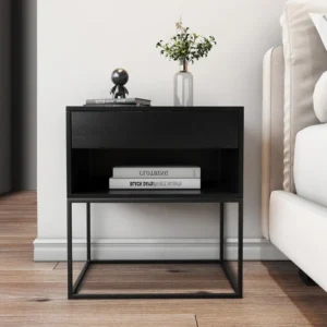 Valva natural wood bedroom table - Image 13