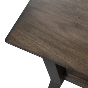 Aries natural wood side table - Image 6