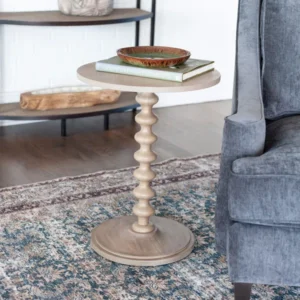Hanks Natural Wood Side Table