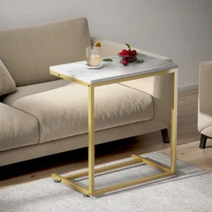 Lucky natural wood side table - Image 5