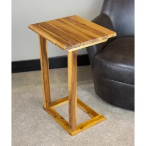 Solo natural wood side table - Image 12