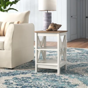 Jacob natural wood side table - Image 3