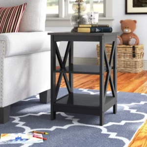 Jacob natural wood side table - Image 10
