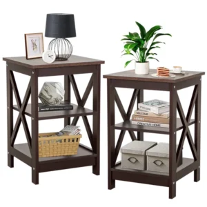 Jacob natural wood side table - Image 11