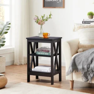 Monamour natural wood side table - Image 2