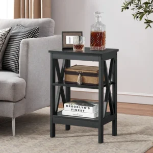 Monamour natural wood side table - Image 5