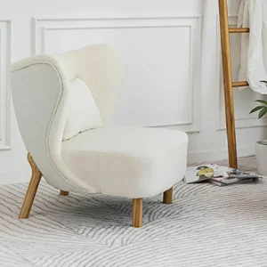 Katrin natural wood armchair - Image 9