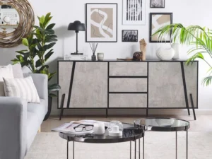 ألديرا بوفيه بأدراج و أرفف بتصميم حديث