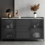 Lacan modern buffet natural wood