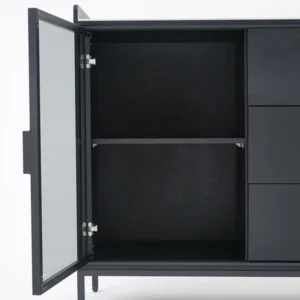 Lacan modern buffet natural wood - Image 5