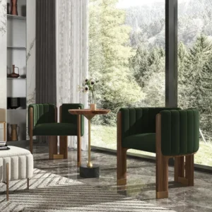 Pergoment Modern chair made of natural wood - Image 3