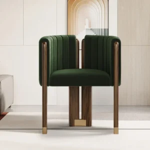 Pergoment Modern chair made of natural wood - Image 6