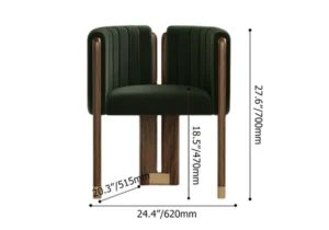Pergoment Modern chair made of natural wood - Image 11