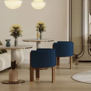 Pergoment Modern chair made of natural wood - Image 15