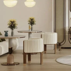 Pergoment Modern chair made of natural wood - Image 21