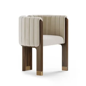 Pergoment Modern chair made of natural wood - Image 25