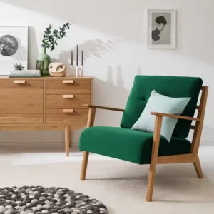 Casilio natural wood chair