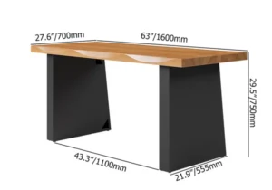 Wendigo natural wood desk - Image 8