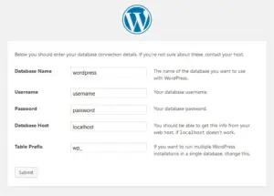 Set WordPress Before Import