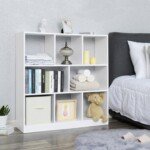 شيري مكتبة كتب بتصميم هندسي