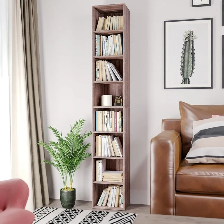 برو-لونج وحدة عرض للكتب | 7 أرفف