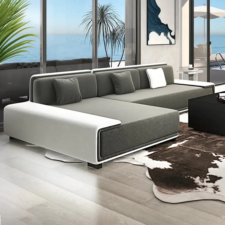 لونڤيا – كنبة زاوية قابلة للتحويل إلى سرير بتصميم مرن